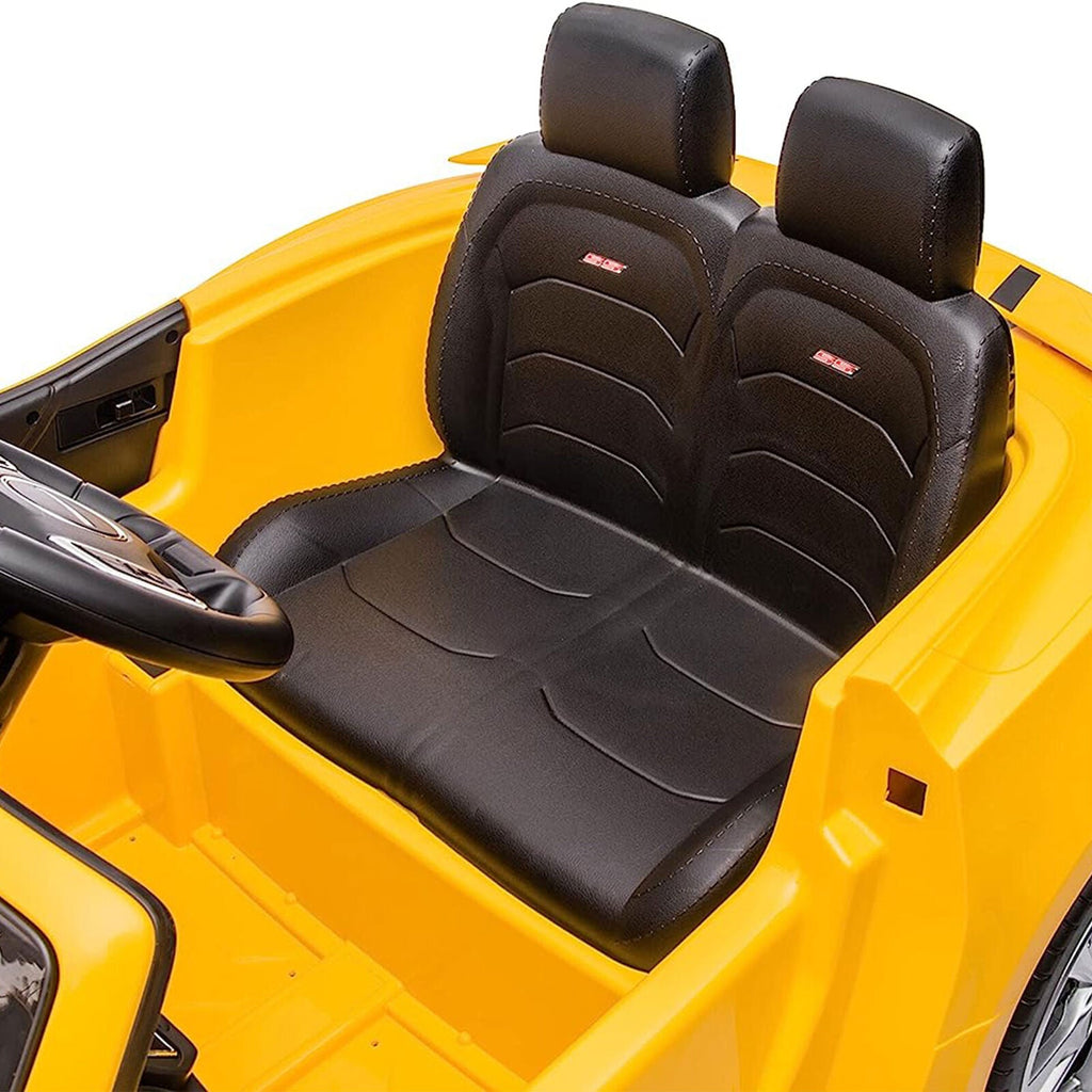 2021/2022 Chevy Camaro Racing 2SS Battery Powered Ride On Car Toy in Yellow Color