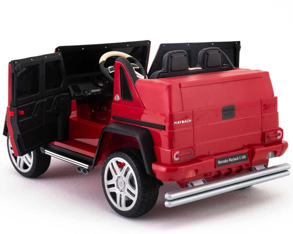 2023 Mercedes G Wagon Kids Ride-On Car with Remote Control - 12V Battery and Leather Seat