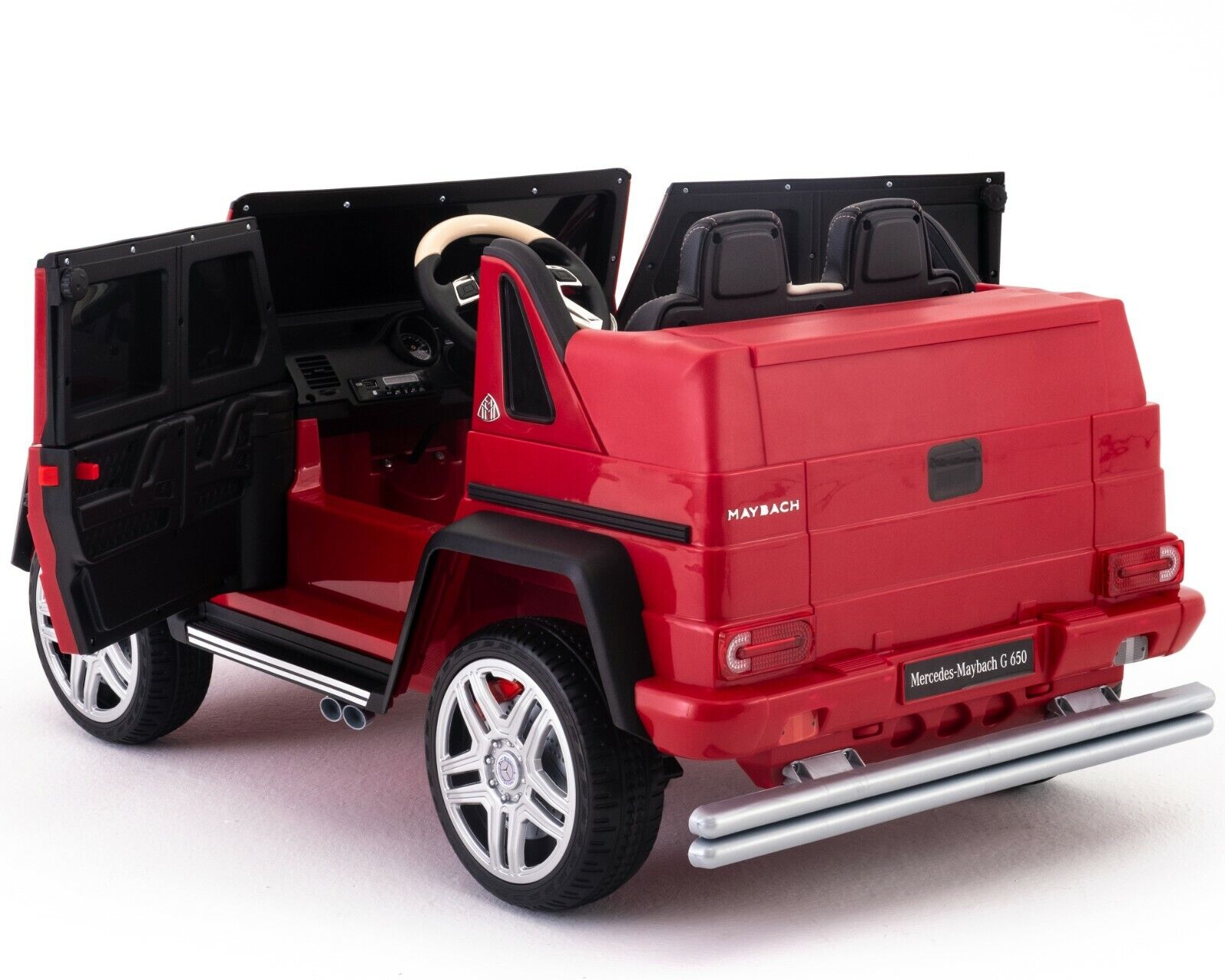 2023 Mercedes G Wagon Kids Ride-On Car with Remote Control - 12V Battery and Leather Seat