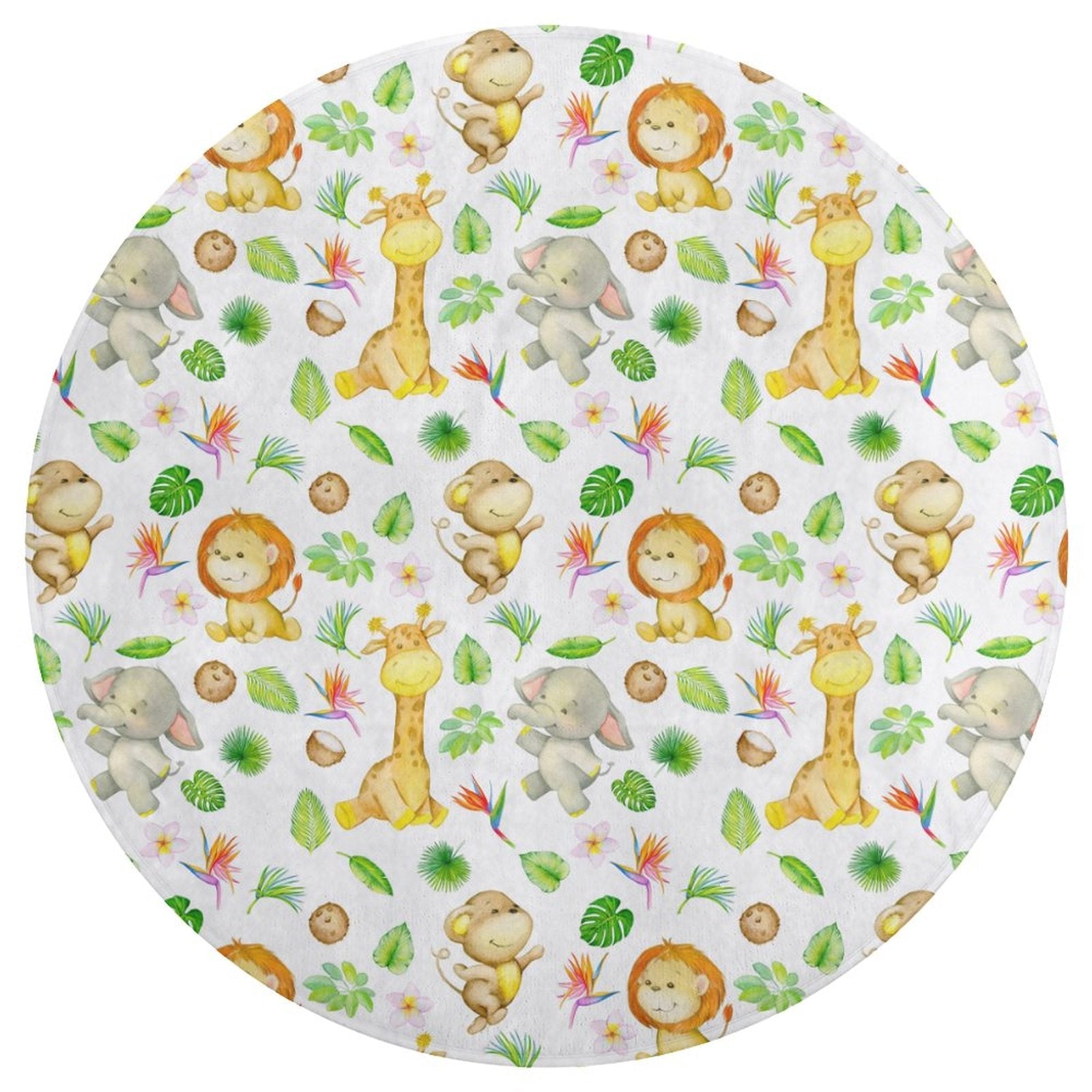 Cute Safari Velvet Soft Floor Mat