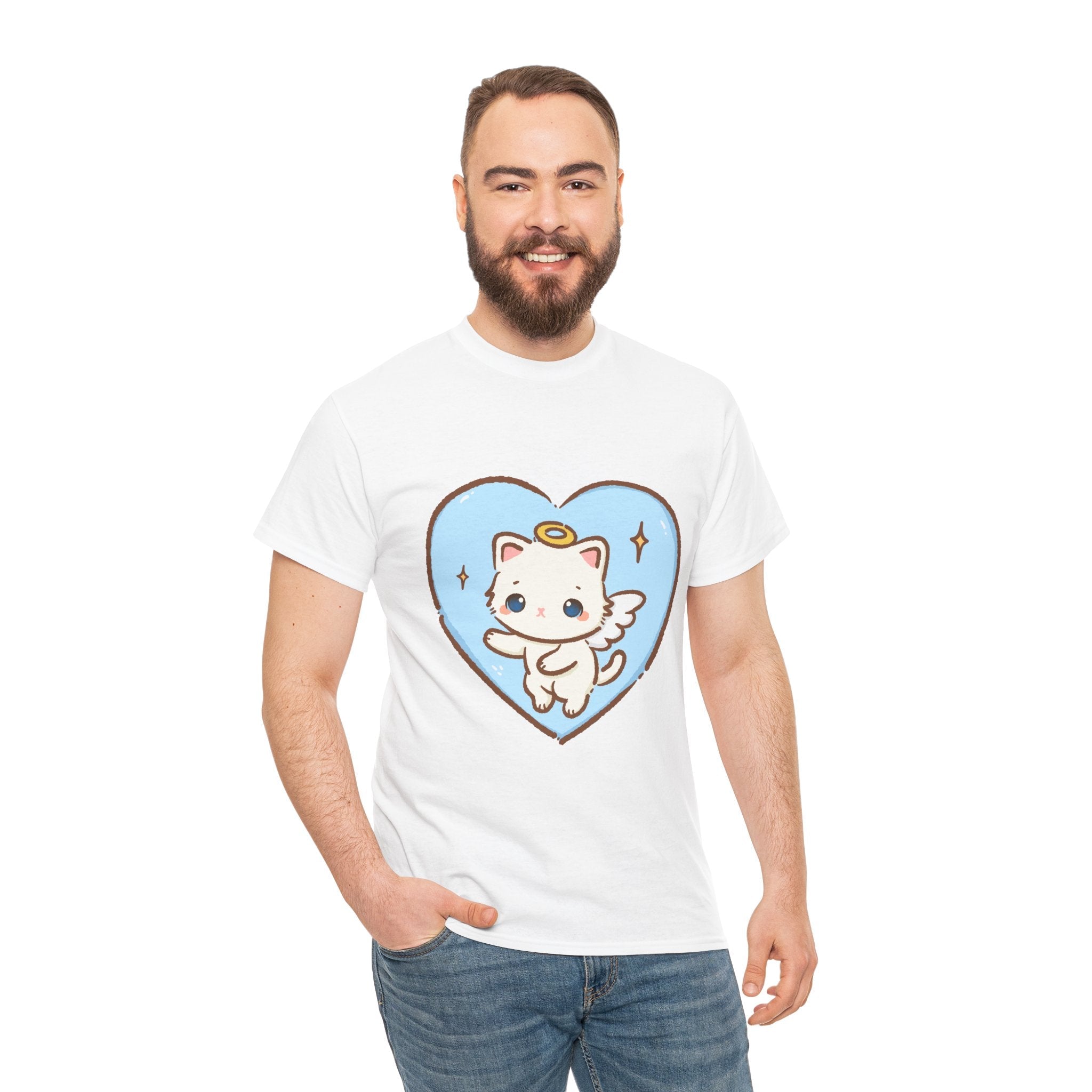 Adorable Angel Kitty Play Tee