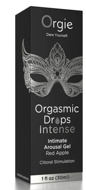 Orgasmic Drops 1oz Intimate Arousal Gel Red Apple