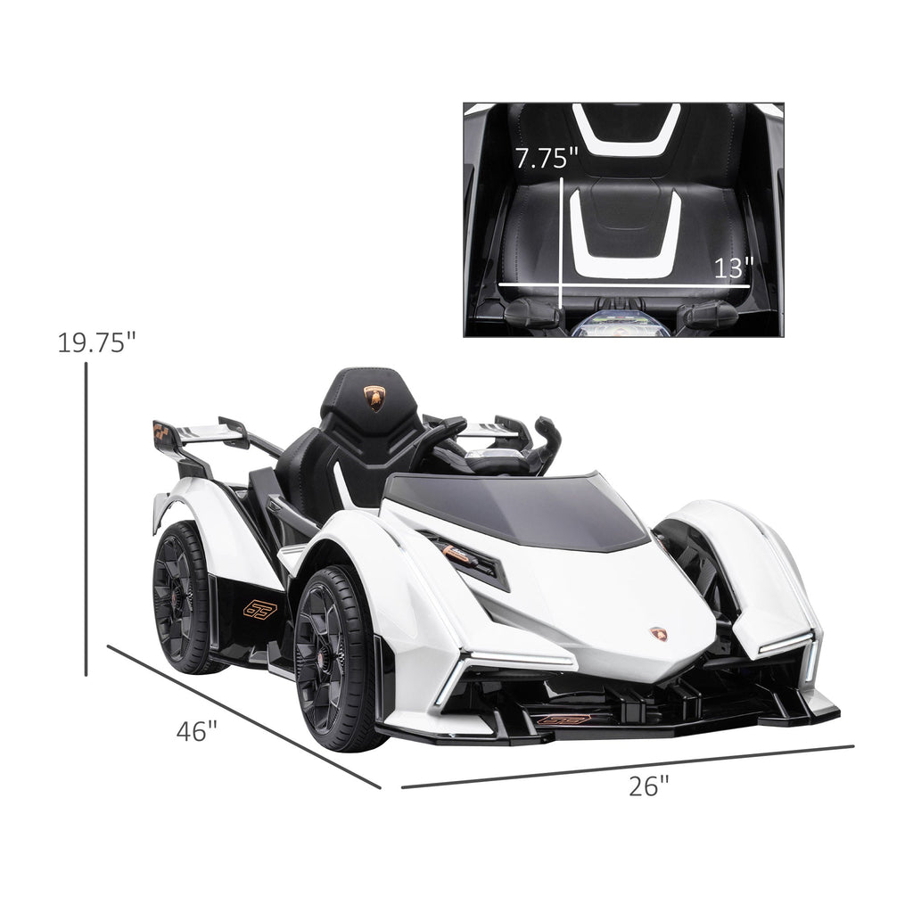 12V Lamborghini Kids Ride-On Sports Car with Remote Control