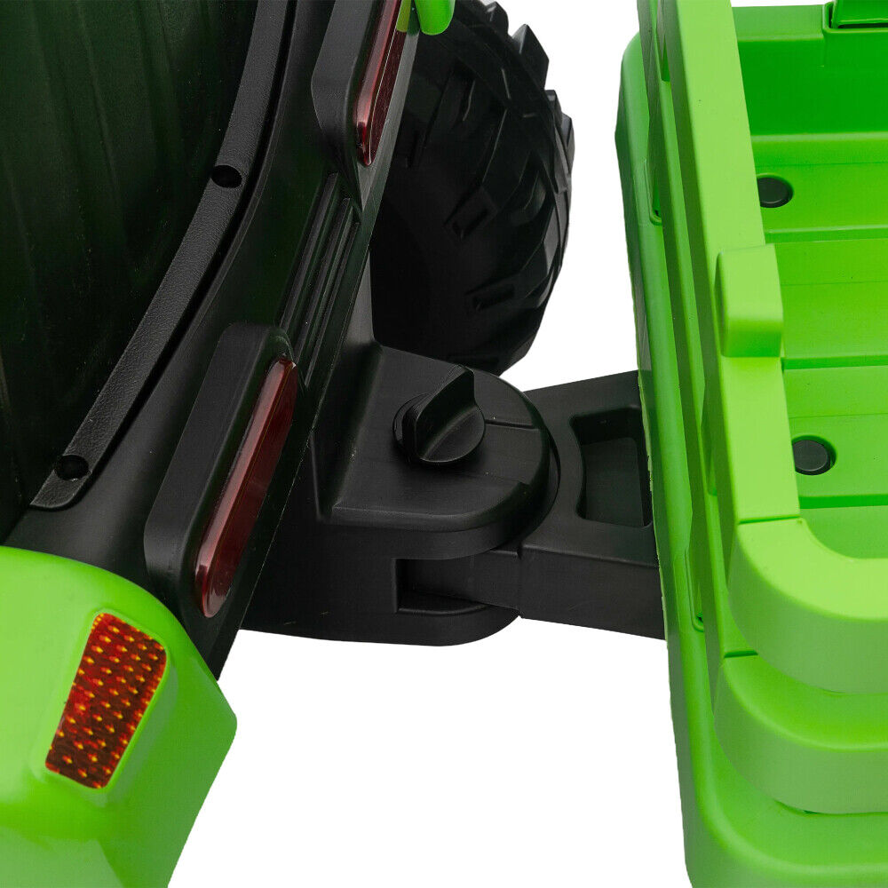 3-Speed Electric Ride-On Tractor for Kids with Trailer and Remote Control - 12V