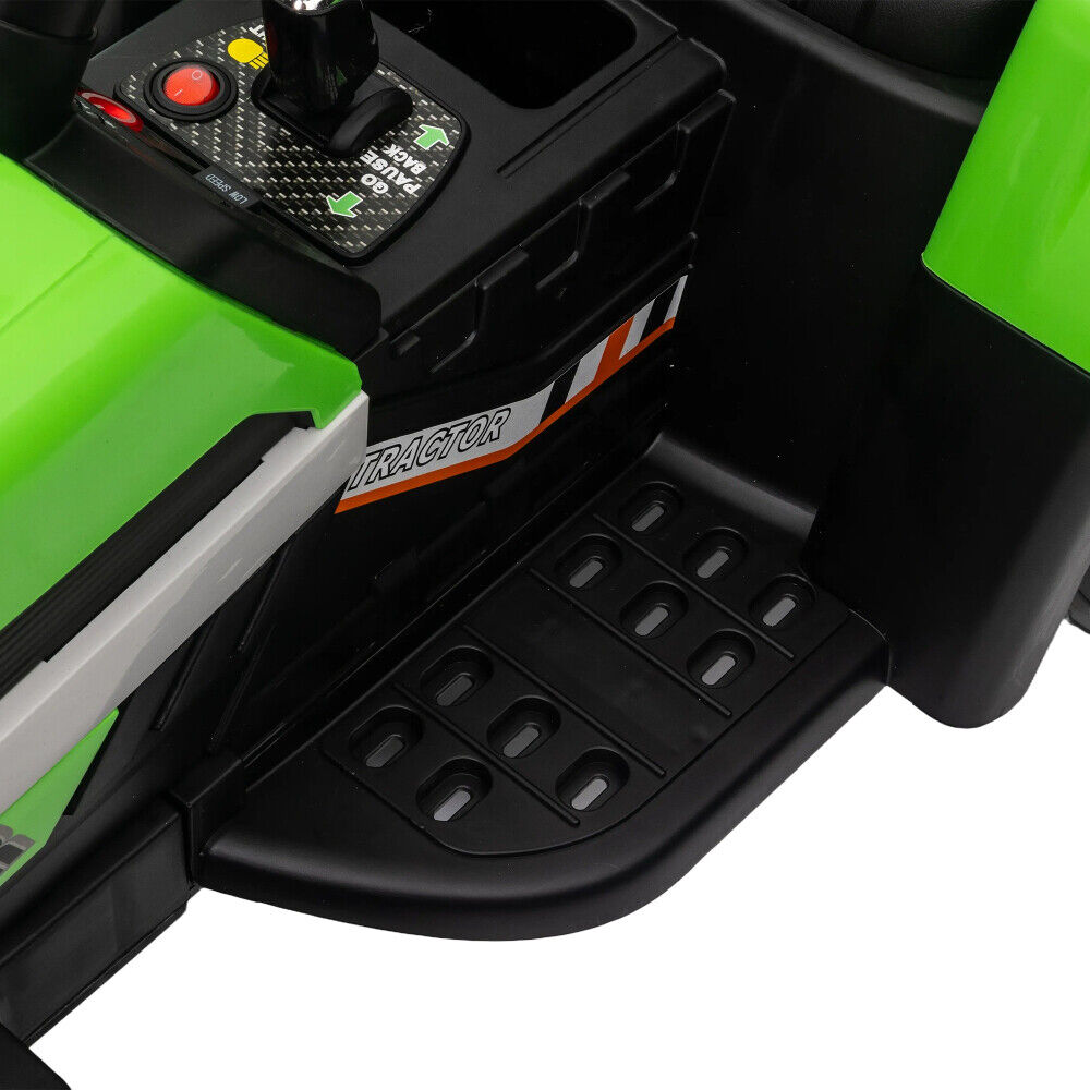 3-Speed Electric Ride-On Tractor for Kids with Trailer and Remote Control - 12V
