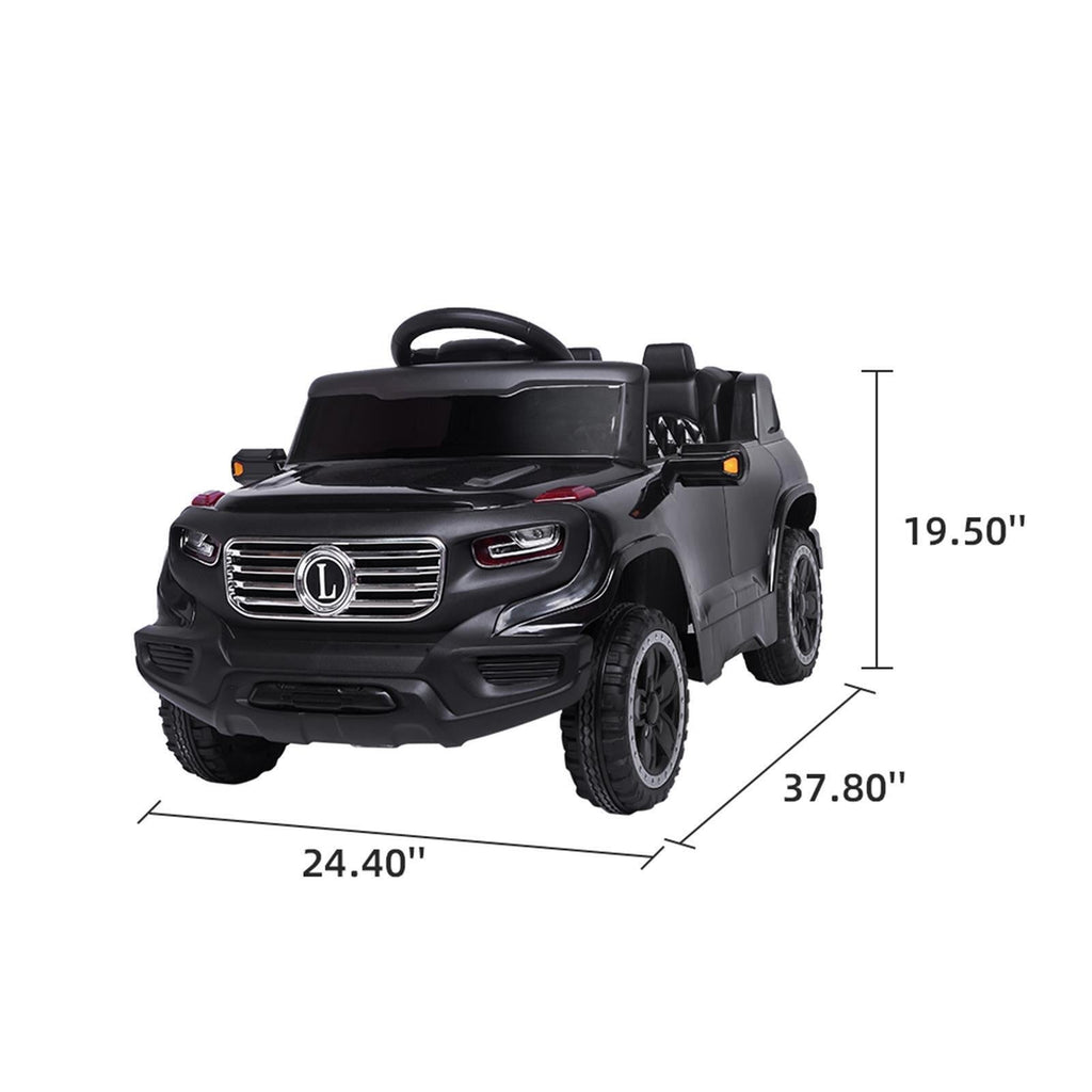 3-Speed LED Ride-On Car for Kids with Remote Control and 4 Color Options