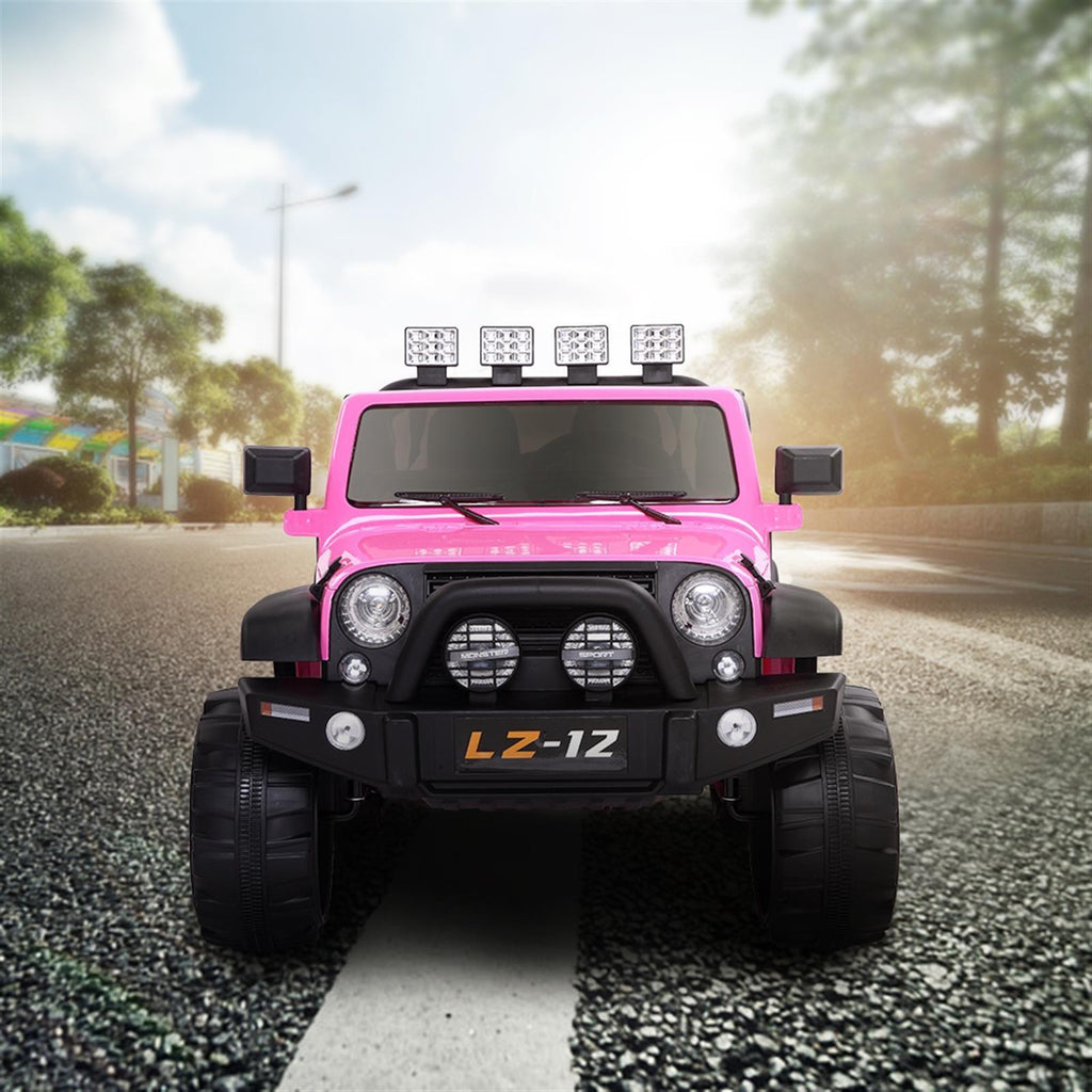 3-Speed Pink Electric Ride-On Car for Kids with Remote Control - Safe and Fun!