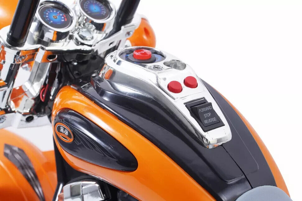 3-Wheel Kids Chopper Motorcycle with Headlight & Horn - Available in 3 Colors!