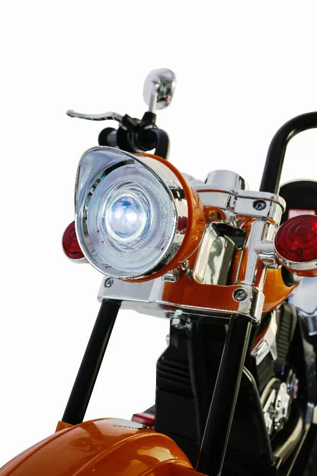 3-Wheel Kids Chopper Motorcycle with Headlight & Horn - Available in 3 Colors!