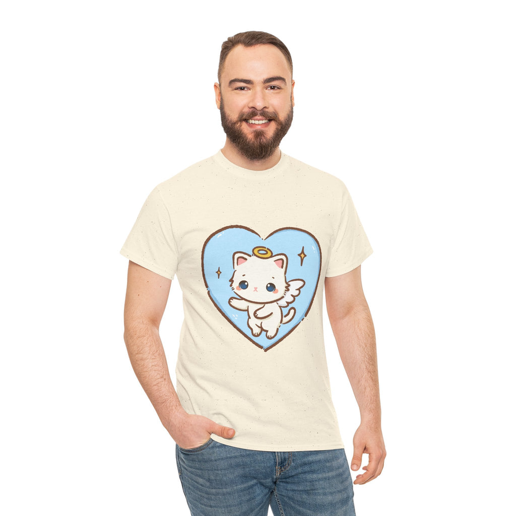 Adorable Angel Kitty Play Tee