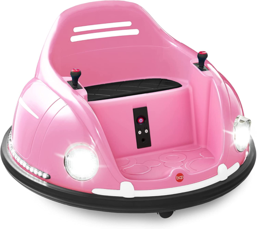 360° Electric Bumper Car for Kids (1.5-6 Years) with Parental Remote Control
