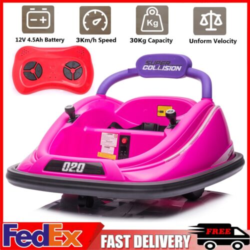 360° Rotating Electric Bumper Car for Kids with Parental Remote Control - Perfect Toy Gift