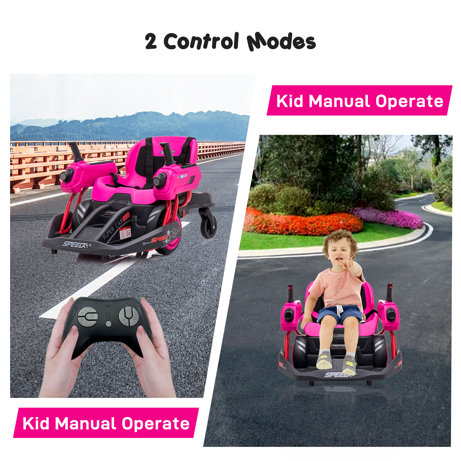 360° Rotating Mecha Car for Kids with 4WD and 2.4G Remote Control