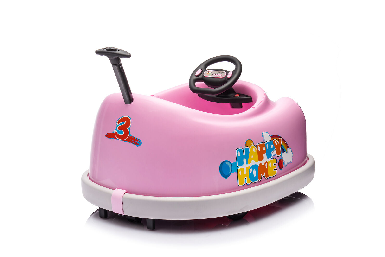 360° Spin Dual Drive Electric Bumper Car for Kids and Toddlers with Remote Control - 12V Ride-On Fun!