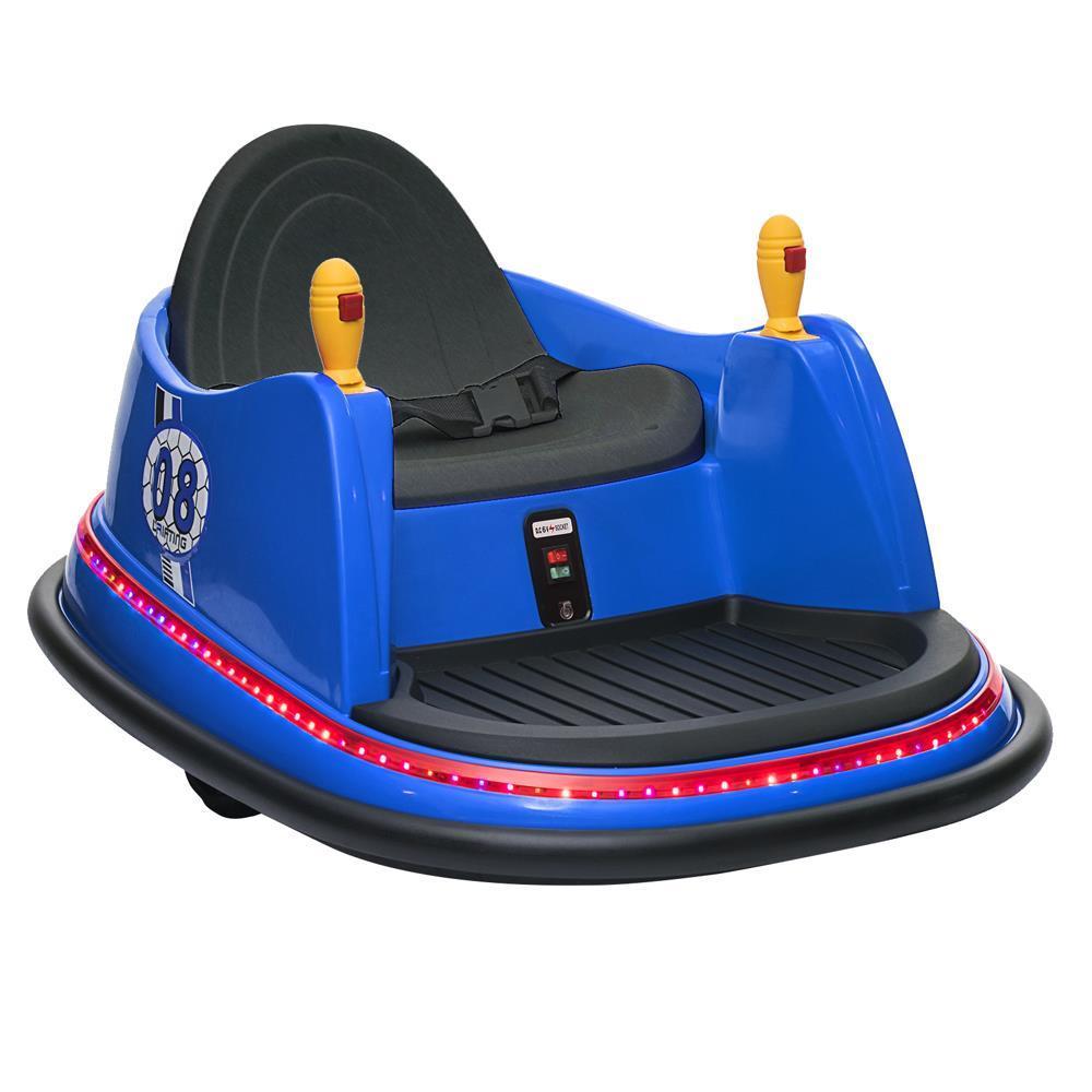 360 Spin Music Bumper Car: Electric Battery Powered Ride-On Toy for Kids (6V)