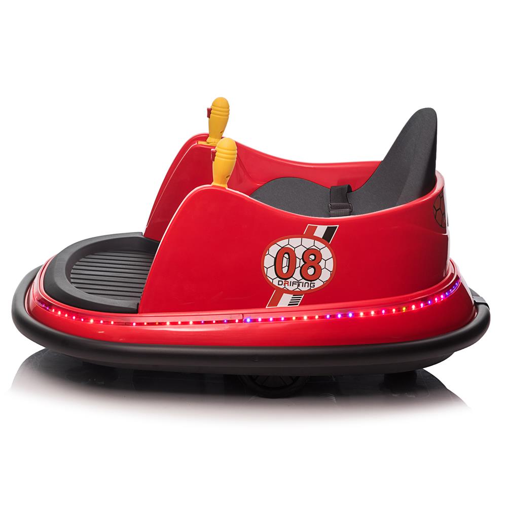 360 Spin Music Bumper Car: Electric Battery Powered Ride-On Toy for Kids (6V)