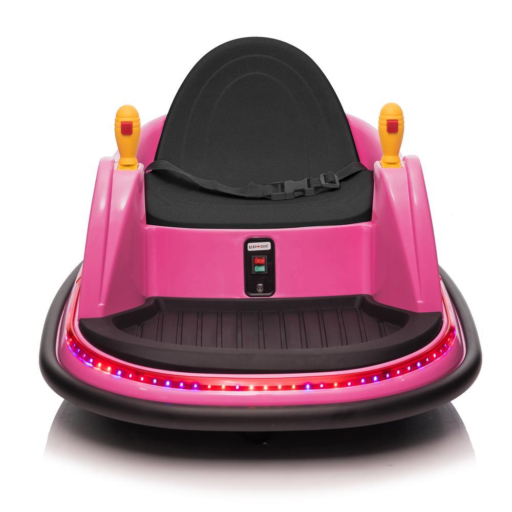 360° Spin Race Bumper Car for Kids Ages 2-5 with 6V 7AH Battery and 1.3 MPH Speed
