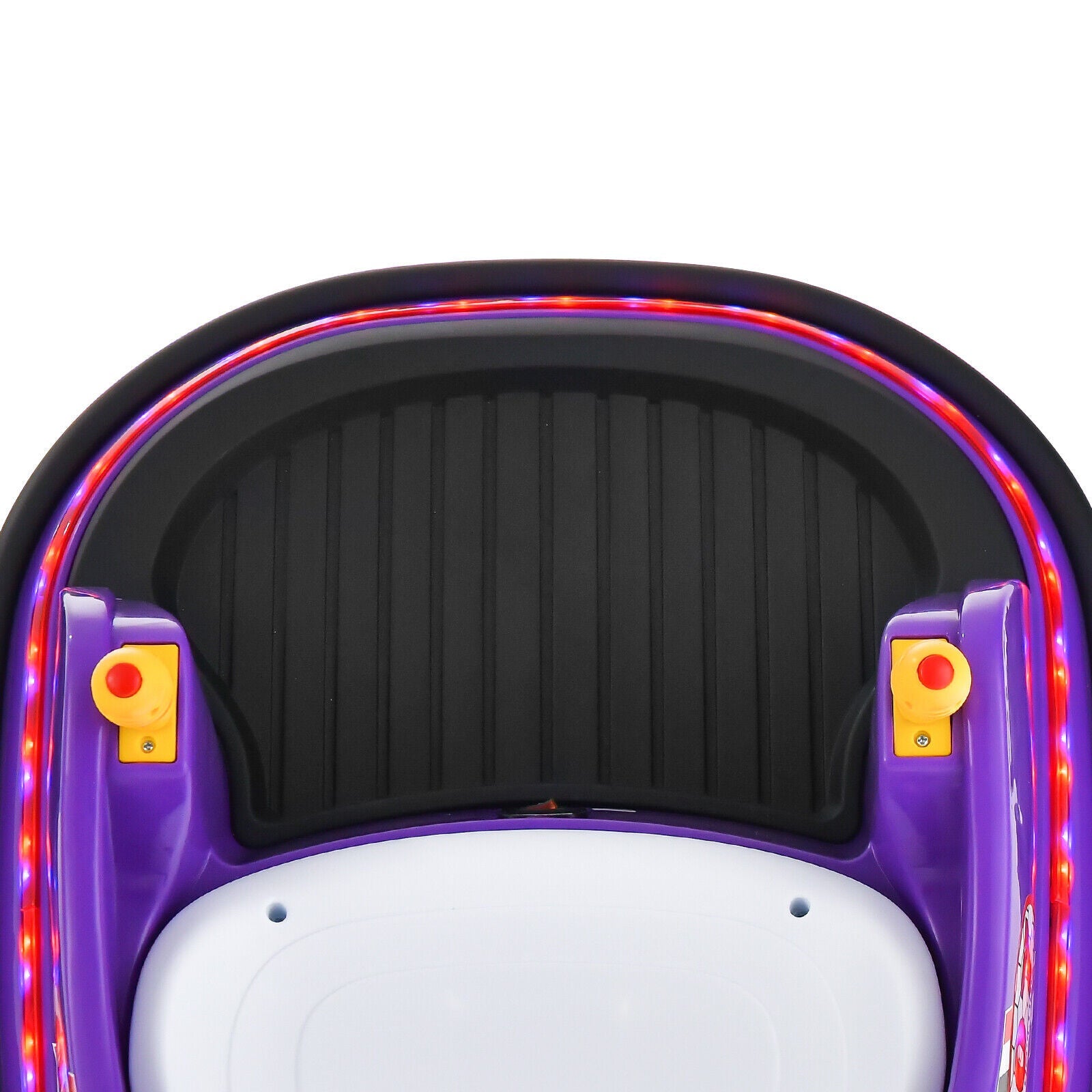 360° Spin Race Bumper Car for Kids with Remote Control - Purple 12V Vehicle