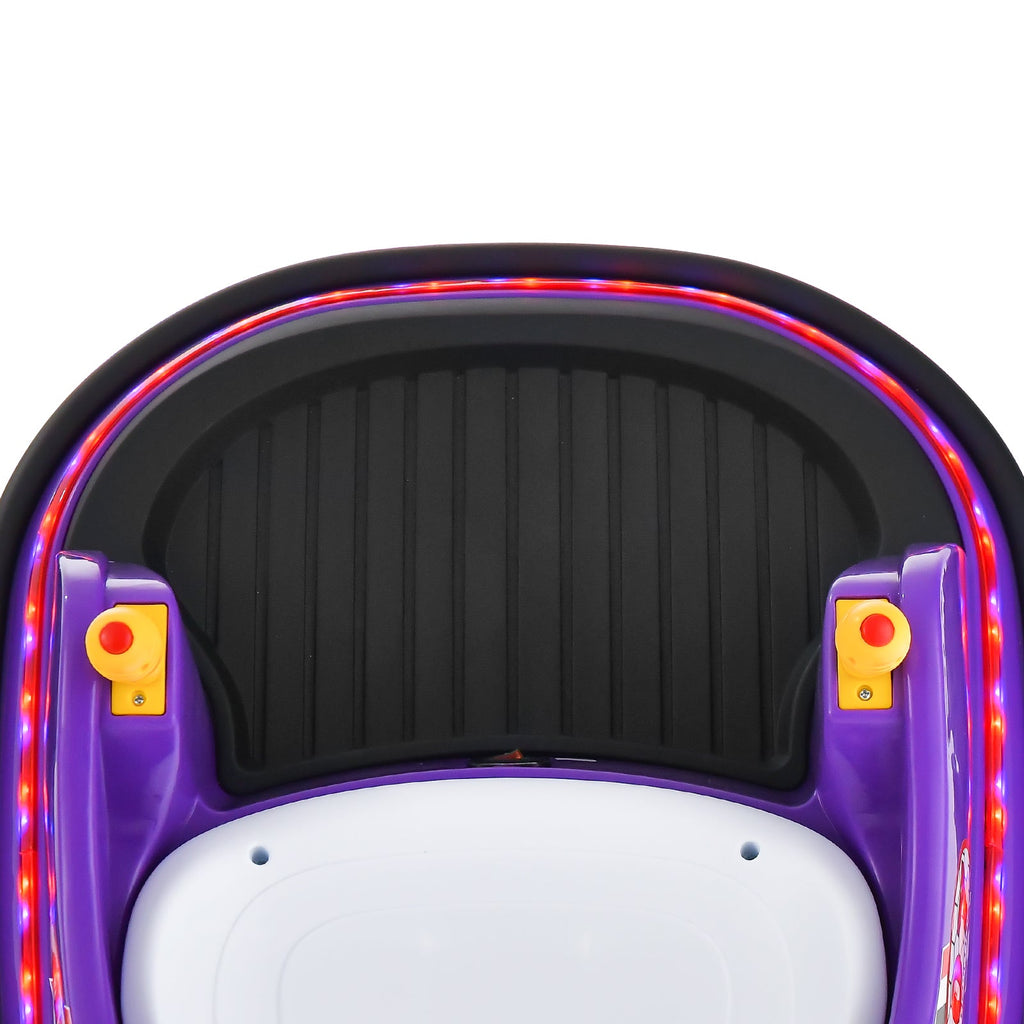 360° Spin Race Bumper Car Ride-On Toy for Kids with Remote Control - 12V Vehicle