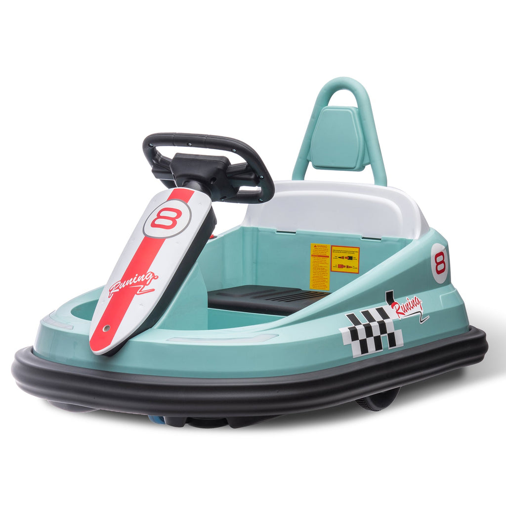 360° Spinning Electric Ride-On Bumper Car for Kids and Toddlers with 2-Speed Control