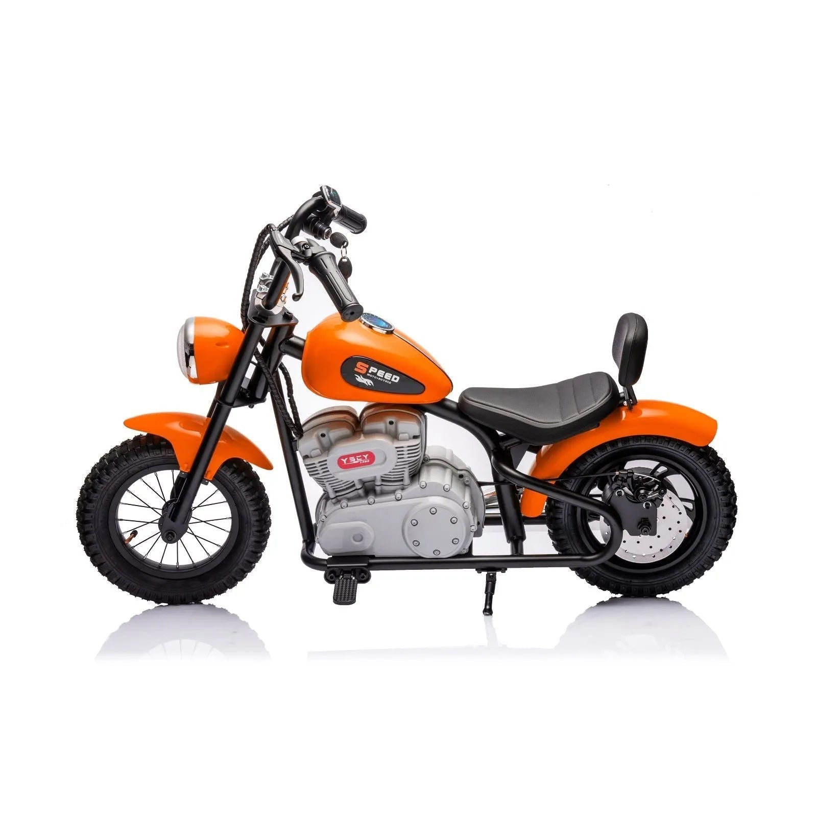 36V Magic Cars E-Chopper, Leather Seat, Rubber Air Wheels, Brushless Motor
