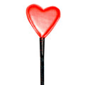 Heart Shaped Crop (Leather/Red)