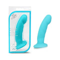 Luxe Cici 6.5 " Curved Silicone Dildo Blue