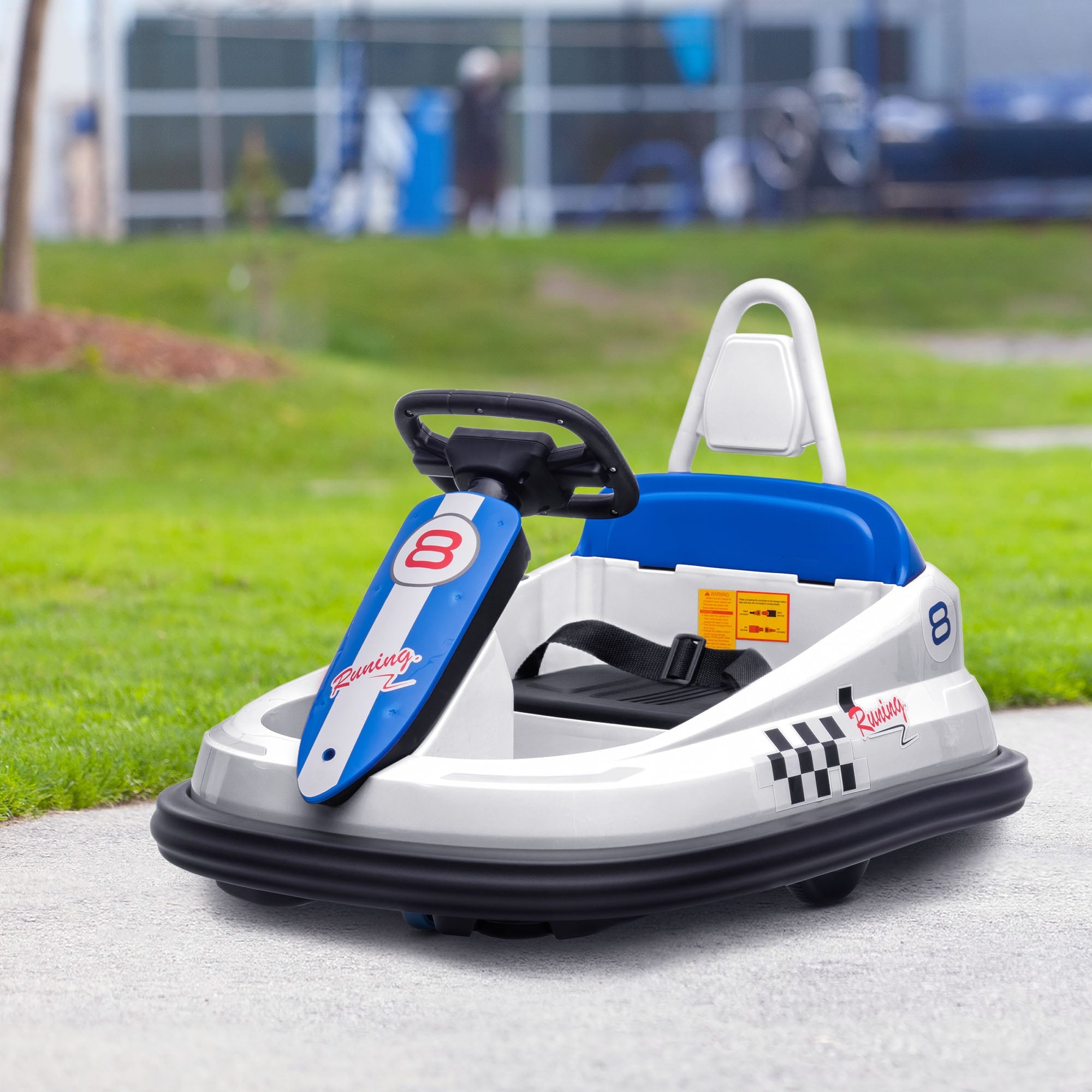 360° Rotating Electric Bumper Car for Kids - Fun Ride On Toy with 6V Battery
