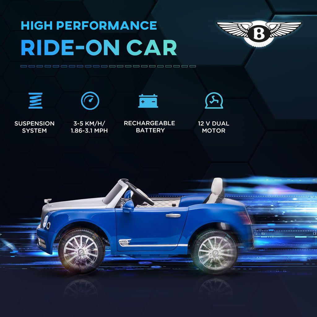 Bentley Mulsanne 12V Electric Ride On Car with LED Lights and MP3 Player