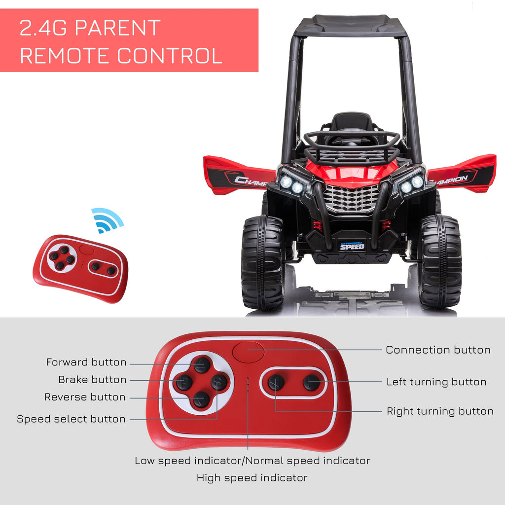 Electric ATV Car for Kids with Real Suspension and Remote Control - Perfect for Outdoor Adventures!