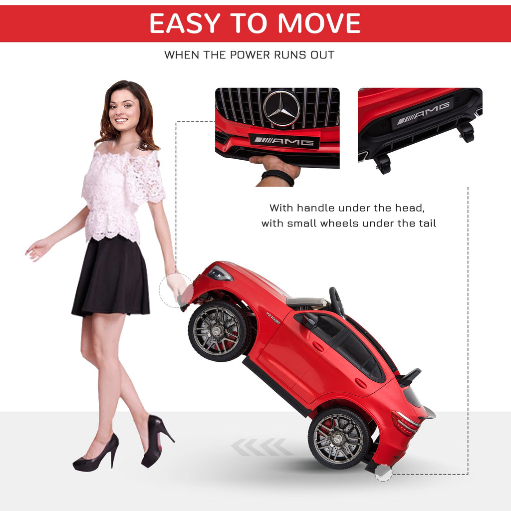 Mercedez-Benz 12V Kids Ride-On Car with Remote Control, Music, and Lights - A Premium Driving Experience for Young Ones