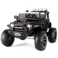 400W 2-Seater Electric Ride-On Jeep for Kids with LED Lights - 24V
