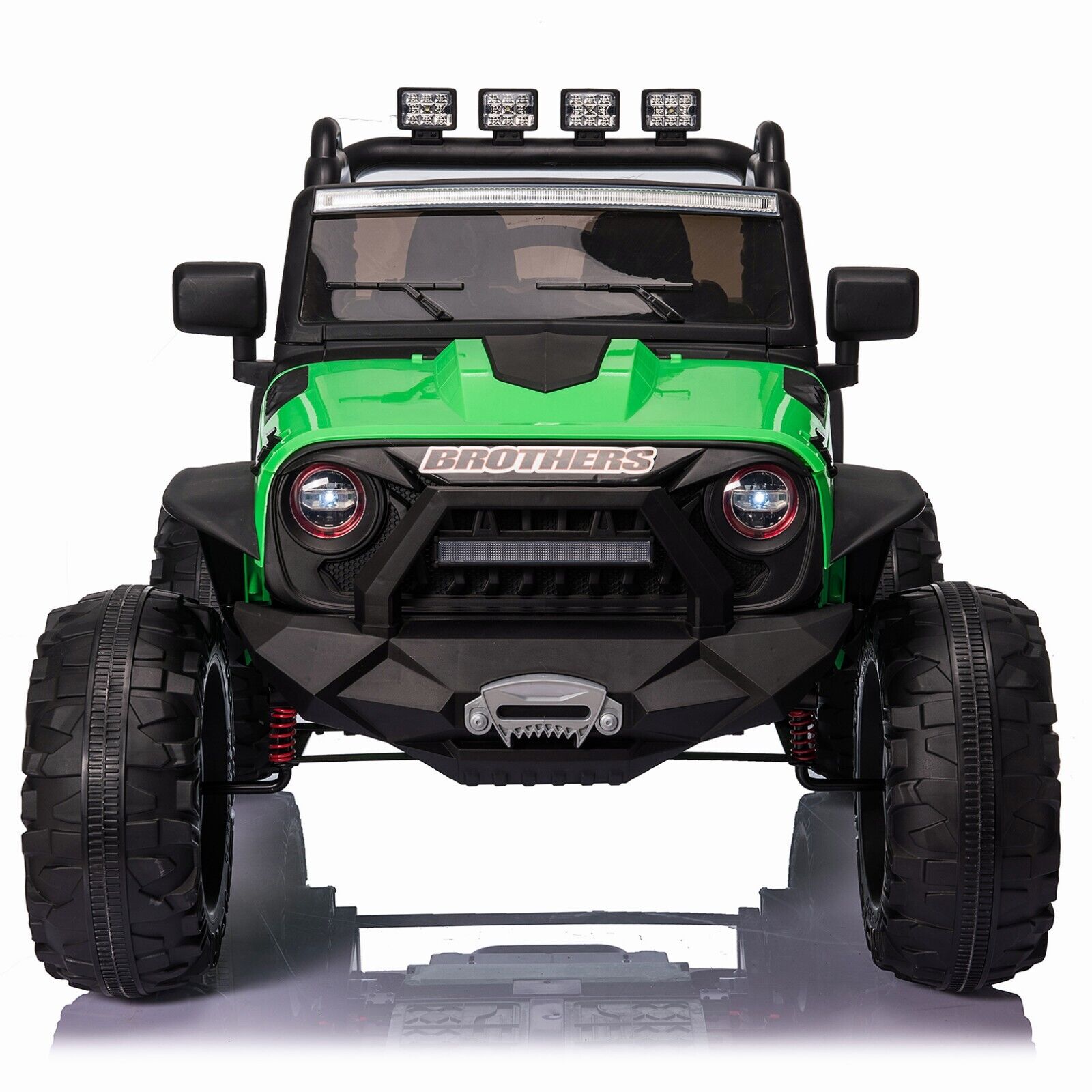 Electric Jeep Toy for Kids with Remote Control and 3 Speed Options