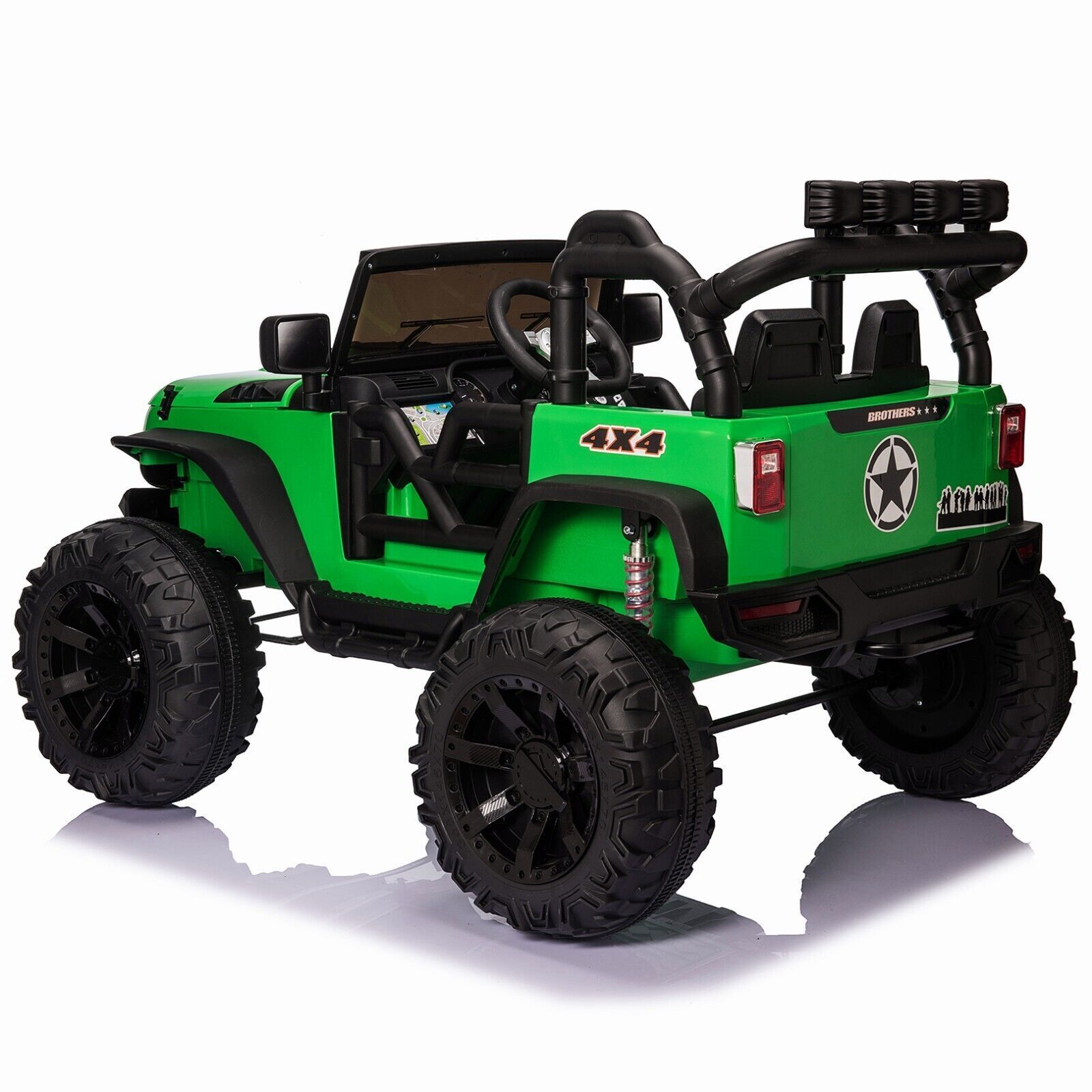2 Seater 24/12V Electric Ride On Car for Kids with Remote Control - 2x200W Toy Truck