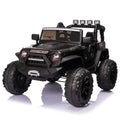 400W Electric 24V Kids Ride on Truck Car Jeep with MP3 Player, LED Lights, and Remote Control - Seats 2