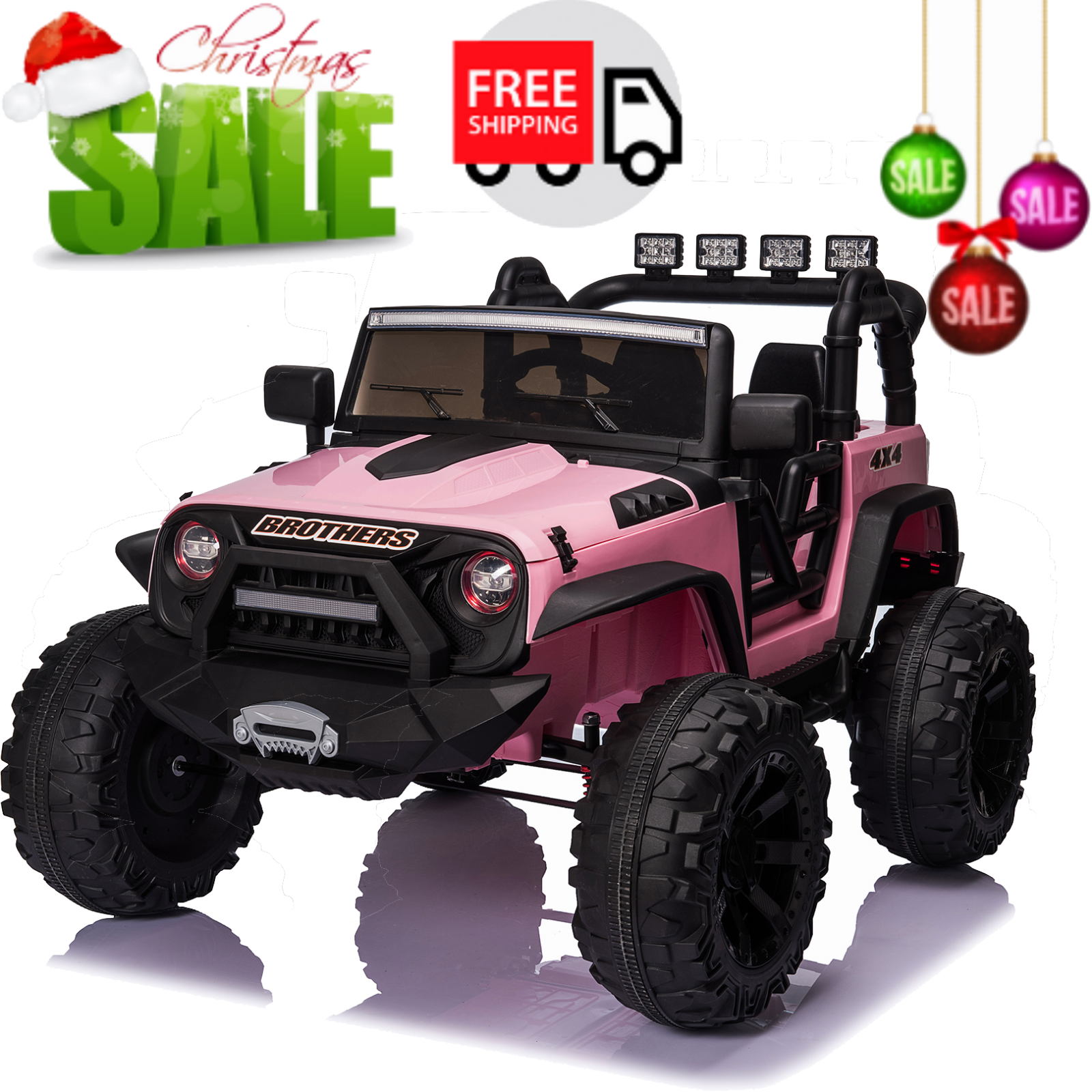 2-Seater 24V Kids Electric Car with Parent Remote Control - 400W Ride On Truck for U.S. Children