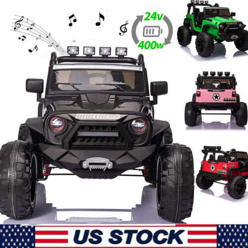 400W Electric Ride On Truck for Kids with Parent Remote Control