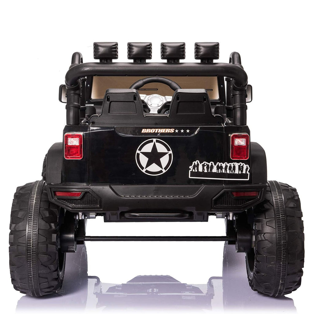 400W Electric Ride On Truck for Kids with Remote Control and LED Lights