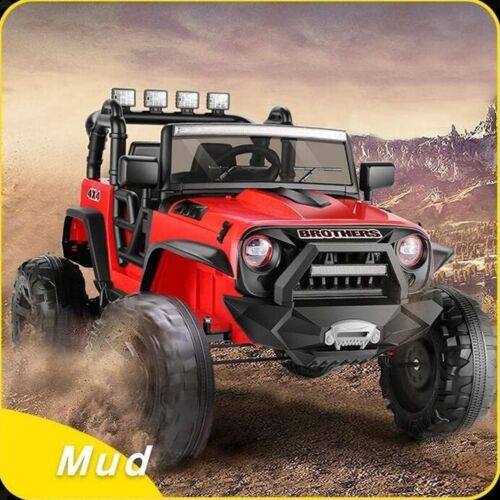 400W Electric Ride-On JEEP for Kids with Remote Control and AUX - 24V 9Ah Battery