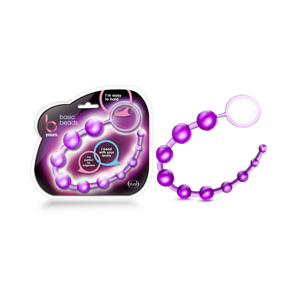 B Yours Basic Beads 12.75 " Purple