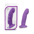 Luxe Cici 6.5 " Curved Silicone Dildo Purple