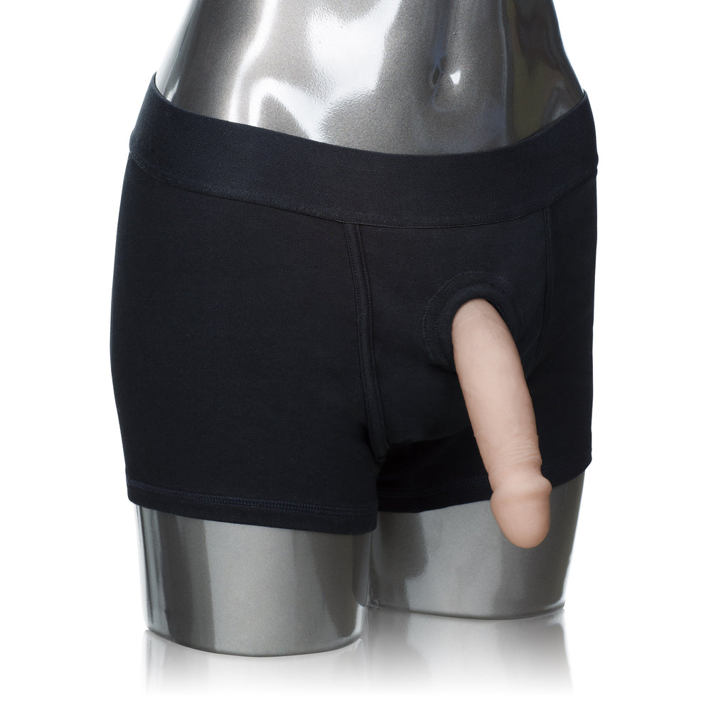 Packer Gear Boxer Brief Harness - Large/XL - Black