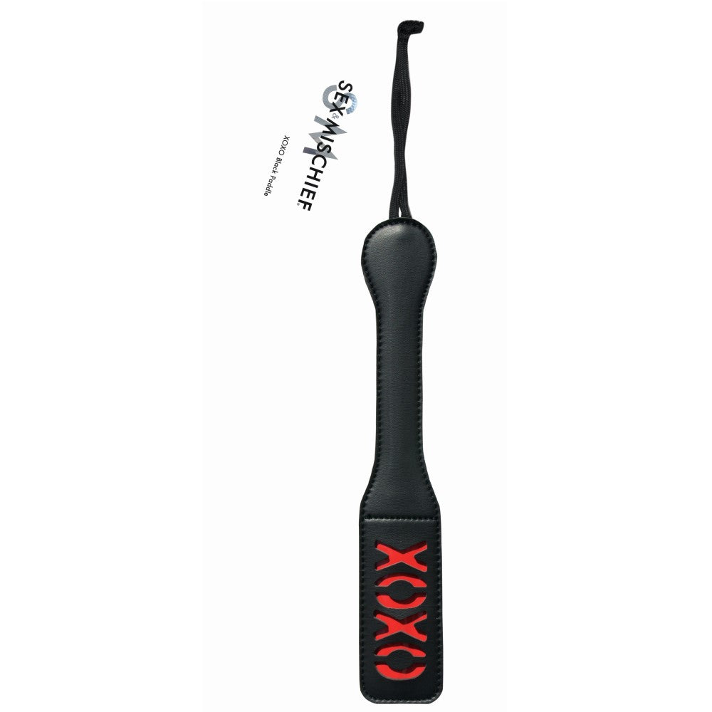 Sex & Mischief XOXO Paddle (Black)