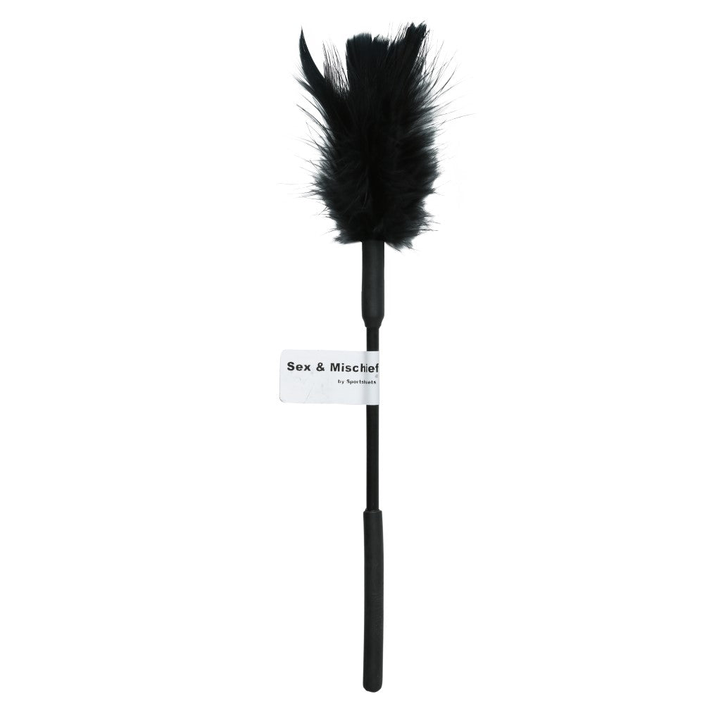 Feather Tickler Sex & Mischief (Black)