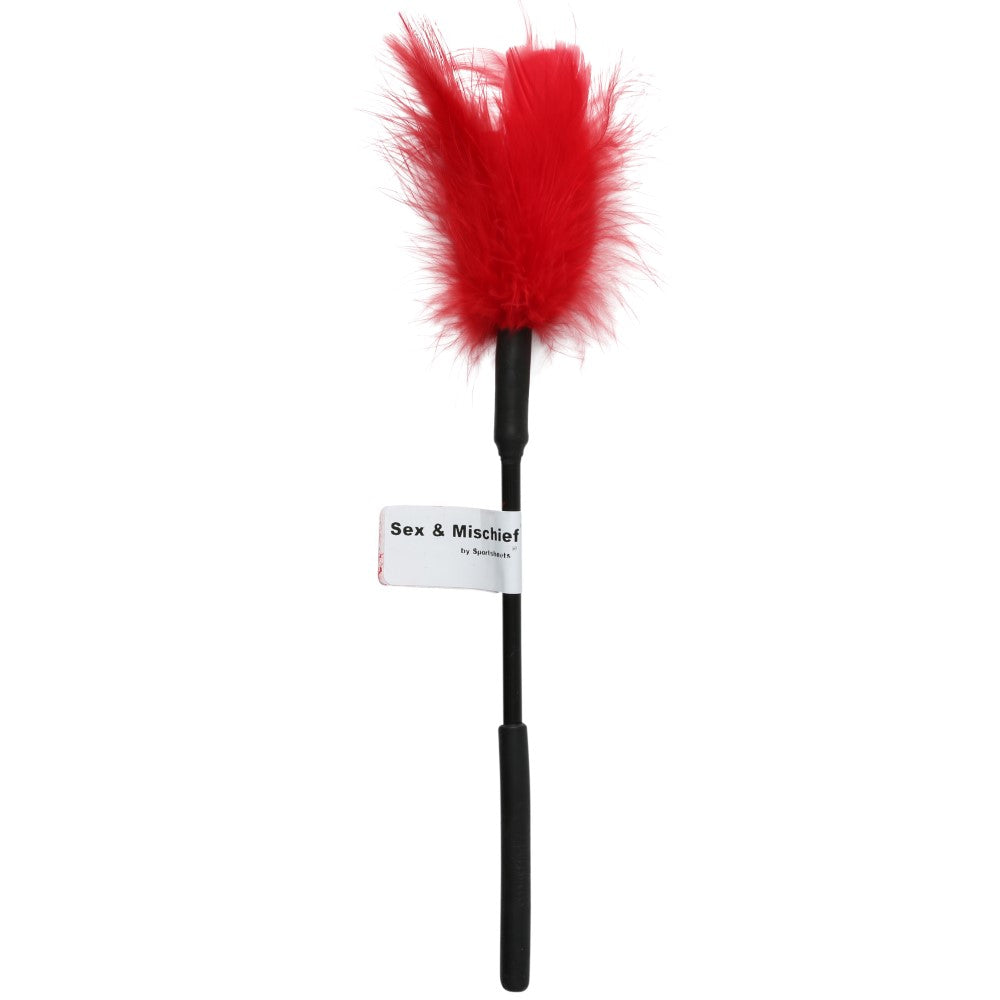 Sex & Mischief Feather Tickler (Red)