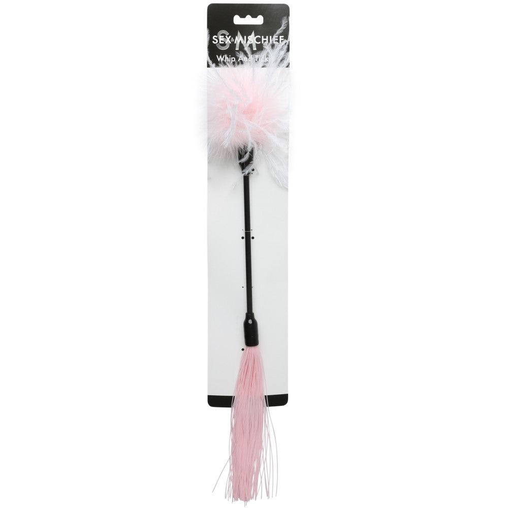 Sex & Mischief Whip and Tickle (Pink/White)
