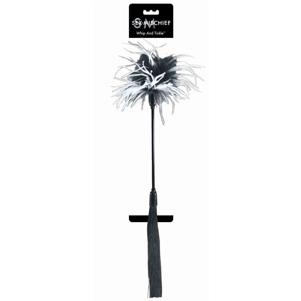 Sex & Mischief Whip and Tickle (Black/White)