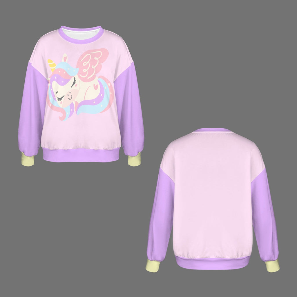 Dreamy Unicorn Snuggle Oversized Sweater