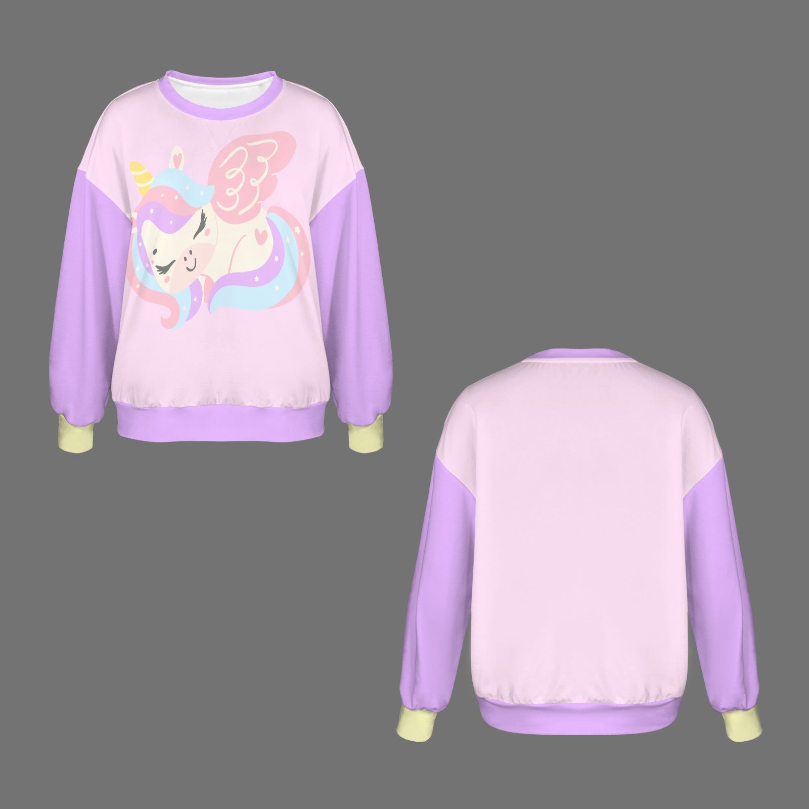 Dreamy Unicorn Snuggle Oversized Sweater