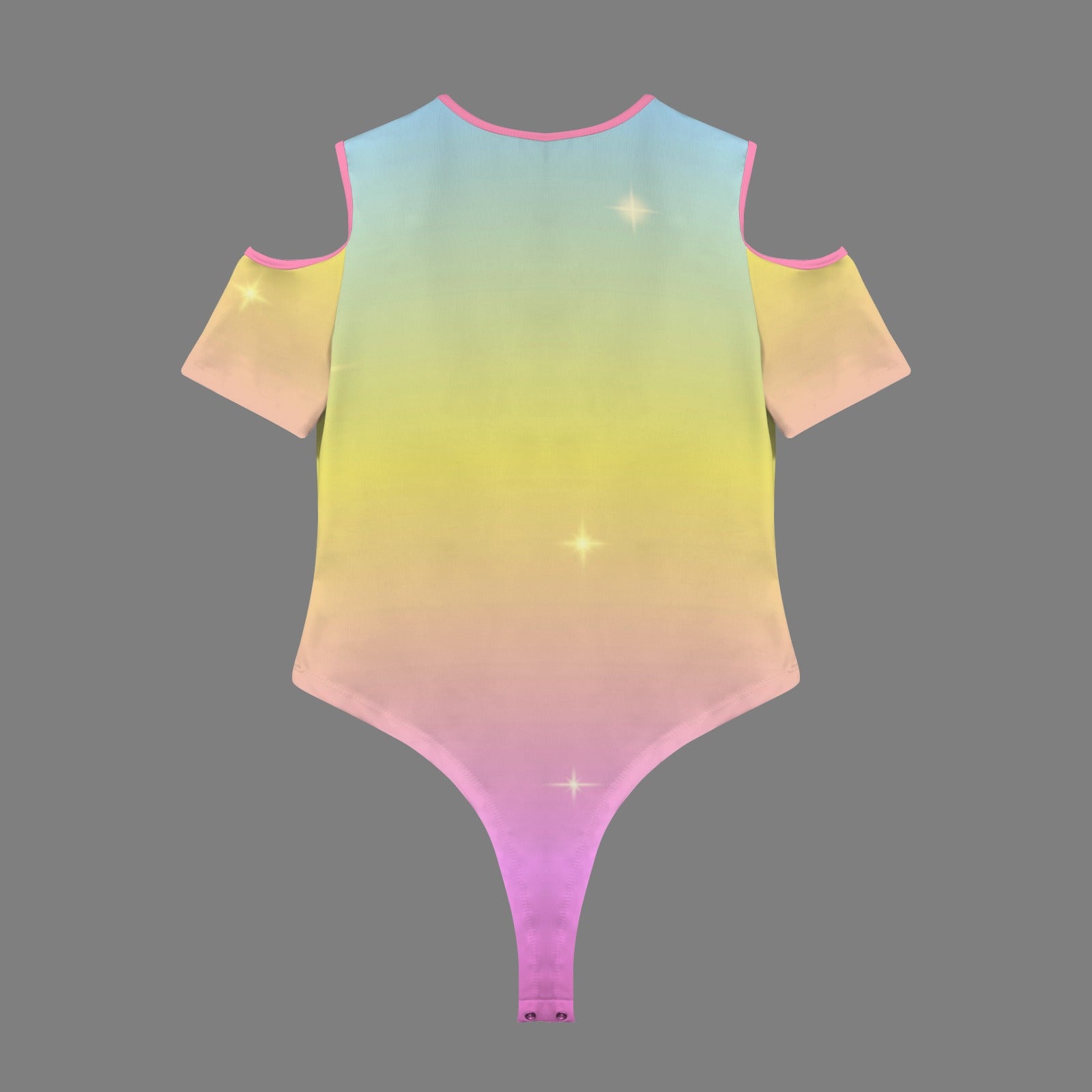 Rainbow Snuggle Bear Peekaboo Playsuit